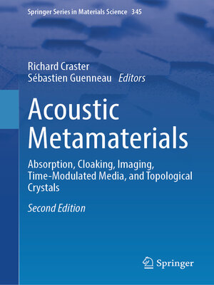 cover image of Acoustic Metamaterials